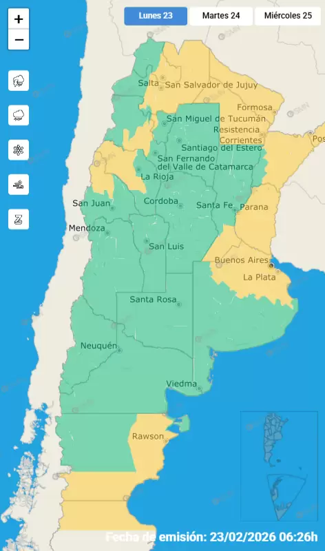 alerta amarilla