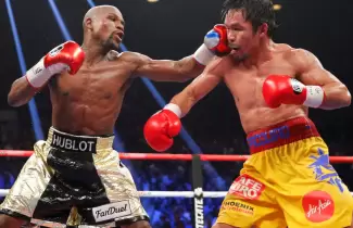 Floyd Mayweather y Manny Pacquiao