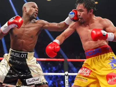 Floyd Mayweather y Manny Pacquiao