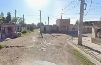 Inmediaciones del lugar donde ocurri� el crimen