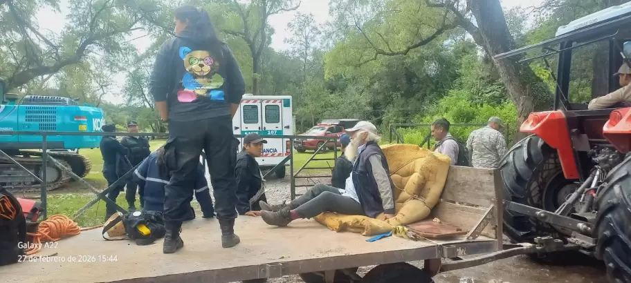 Rescataron a un adulto mayor extraviado en San Antonio