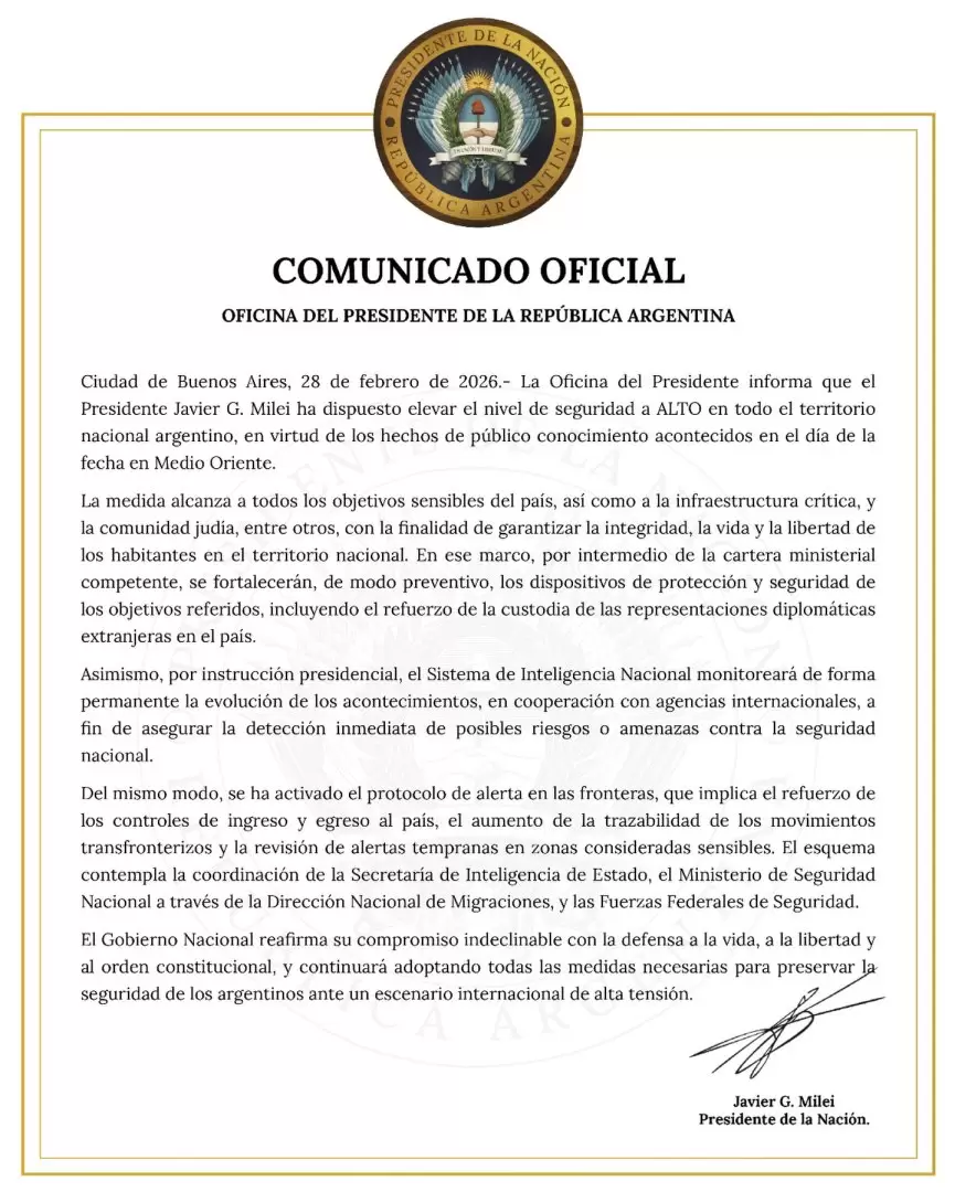 comunicado