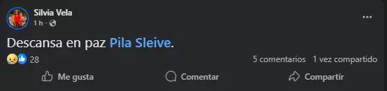 despedida pila sleive por redes