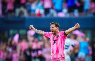 Messi festejo