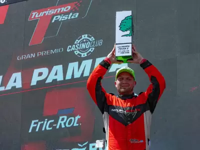 Mat�as Clapier se subi� al podio en La Pampa y mantiene la punta en el campeonato