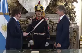Juan Bautista Mahiques jur� como ministro de Justicia en la Casa Rosada