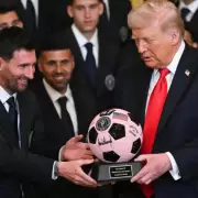 Donald Trump recibió a Lionel Messi y al plantel del Inter Miami en la Casa Blanca