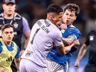 Cruzeiro y Atl�tico Mineiro termin� en un esc�ndalo con 23 expulsados