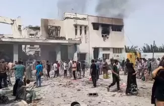 Bombardeo en una escuela de Ir�n