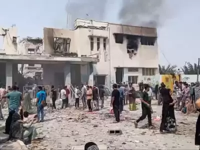 Bombardeo en una escuela de Ir�n