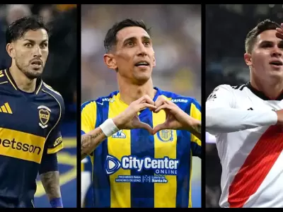 Leandro Paredes, �ngel Di Mar�a y Juanfer Quintero, las principales figuras del f�tbol argentino
