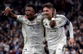 Valverde "on fire" meti� un hat-trick en la victoria 3 a 0 del Madrid frente al City