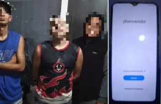 Tres demorados por robarle el celular a un adulto mayor