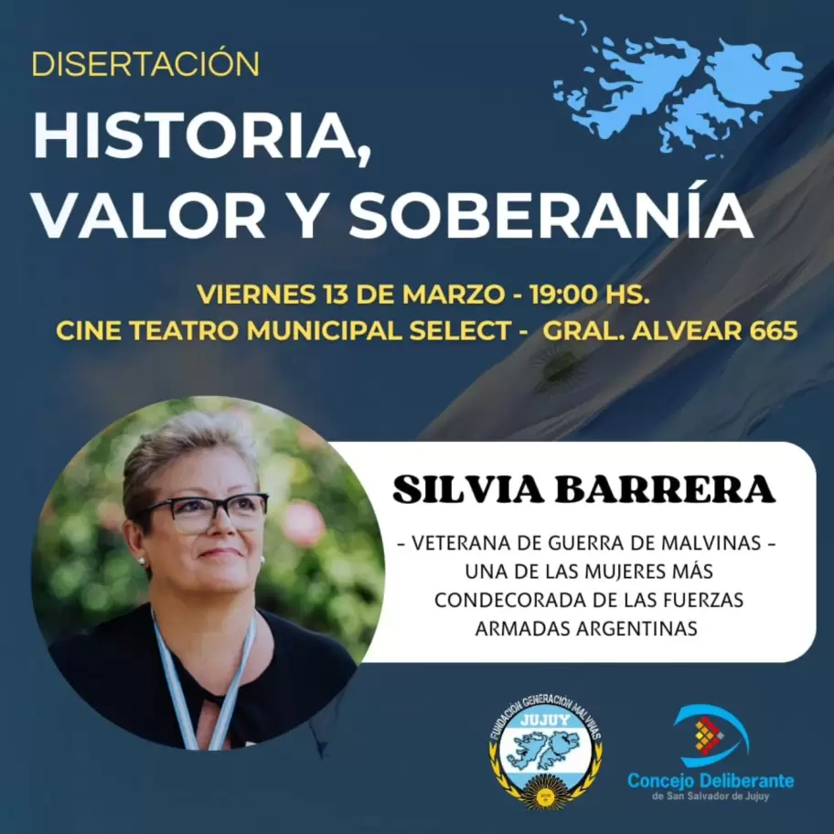 Historia, valor y soberanía a cargo de Silvia Barrera