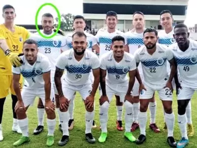 Luis Amorim y su equipo de Santa Cruz de la Sierra