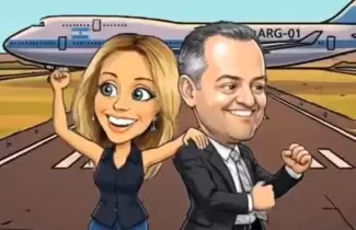 La Mujer del Cocoliso, la canci�n meme del viaje de Adorni y su esposa en el avi�n presidencial a Nueva York que se hizo viral