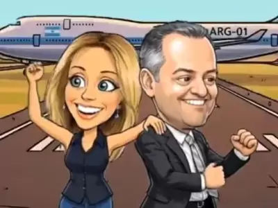 La Mujer del Cocoliso, la canci�n meme del viaje de Adorni y su esposa en el avi�n presidencial a Nueva York que se hizo viral