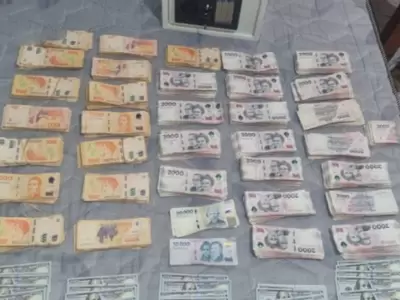dolares y pesos argentinos recuperados escribania