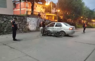 siniestro vial en avenida Horacio Guzm�n