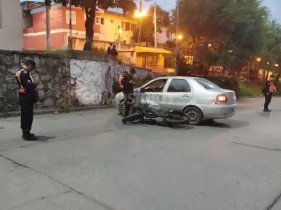 siniestro vial en avenida Horacio Guzm�n