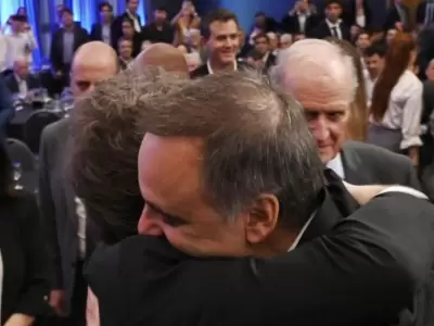 El reencuentro de Javier Milei y Manuel Adorni en C�rdoba
