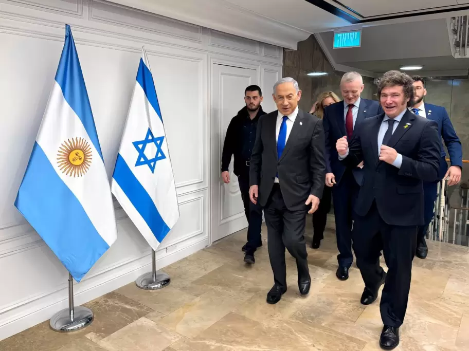 El Presidente Milei se reunió con el Primer Ministro de Israel, Benjamín Netanyahu