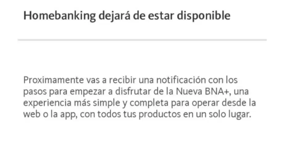 Homebanking banco nacion