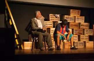 Teatro bajo las estrellas: "La Isla" desembarca en el Lago Popeye con una funci�n a la gorra