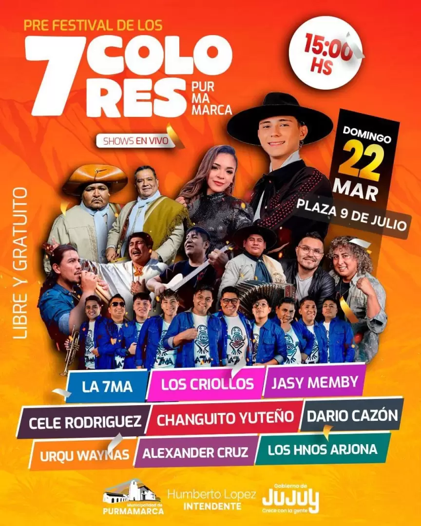 Festival de los 7 colores Purmamarca