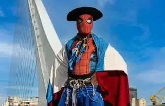 El "Spider-Man Gaucho" fue el elegido por Sony para lanzar el nuevo tr�iler representando a Argentina