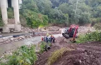 agua potable trabajos contrarreloj