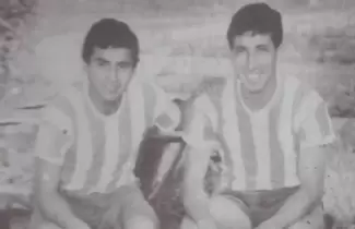 Ernesto "Ranga" Rojas (a la izquierda de la foto, junto a "Gallo" C�ceres)