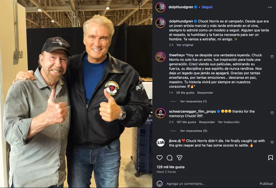 Dolph Lundgren compartió pantalla con Chuck Norris y Sylvester Stallone en Los Indestructibles