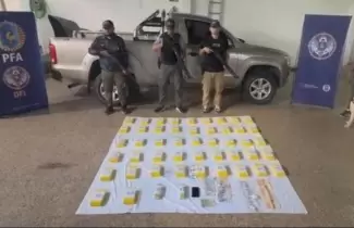 coca�na secuestrada en Purmamarca