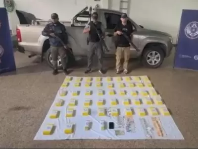 coca�na secuestrada en Purmamarca