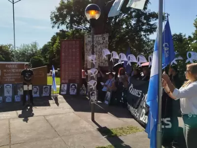 acto en el Parque de la Memoria