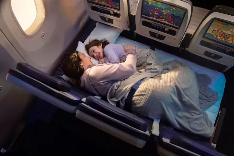 asiento cama avion