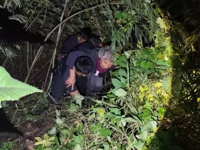 rescate de una mujer en un canal de san pedro