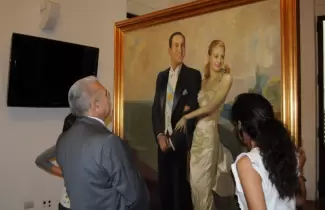 El Gobierno retir� un cuadro de Per�n y Evita de Casa Rosada y eval�a poner uno de Messi