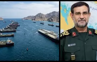 Estrecho de Ormuz y el fallecido comandante Alireza Tangsiri
