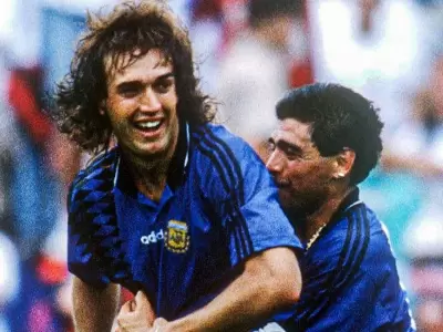 Batistuta Maradona
