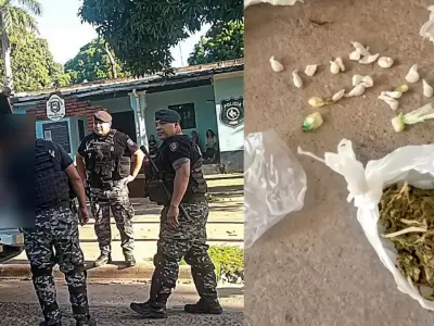 Operativo en la Comunidad Guaran�: un detenido con droga tras atacar a la polic�a