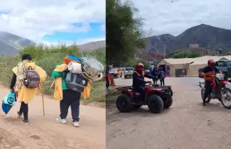 peregrinos en punta corral