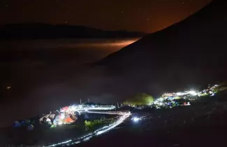 Punta Corral de noche