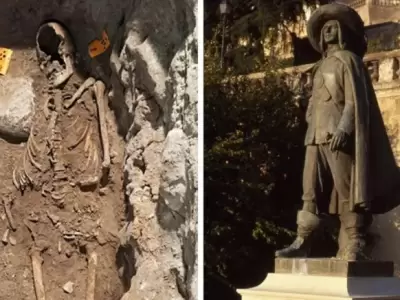 El esqueleto del c�lebre mosquetero d'Artagnan encontrado en la iglesia San Pedro y San Pablo de Amsterdam