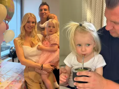 El festejo privado de la hija de Maxi L�pez: reencuentro familiar y unicornios