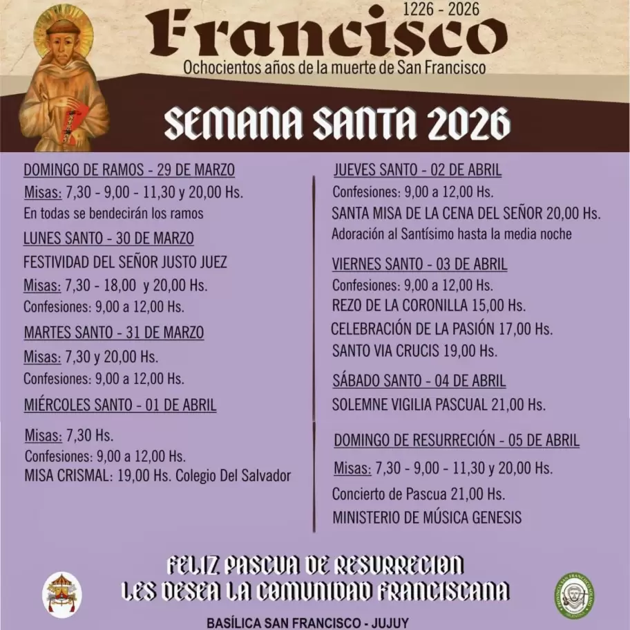 misas semana santa
