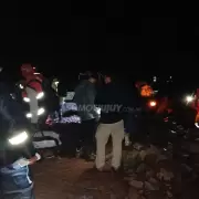 Punta Corral: rescataron a 18 personas varadas por un deslizamiento en el camino de Tumbaya