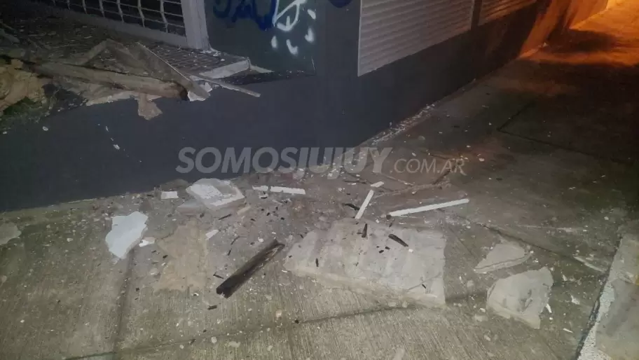 Caída de Mampostería en el edificio Procrear Jujuy