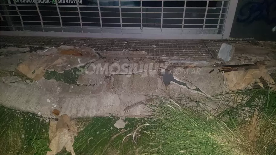 Caída de Mampostería en el edificio Procrear Jujuy